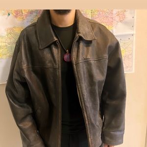 Jcrew leather jacket